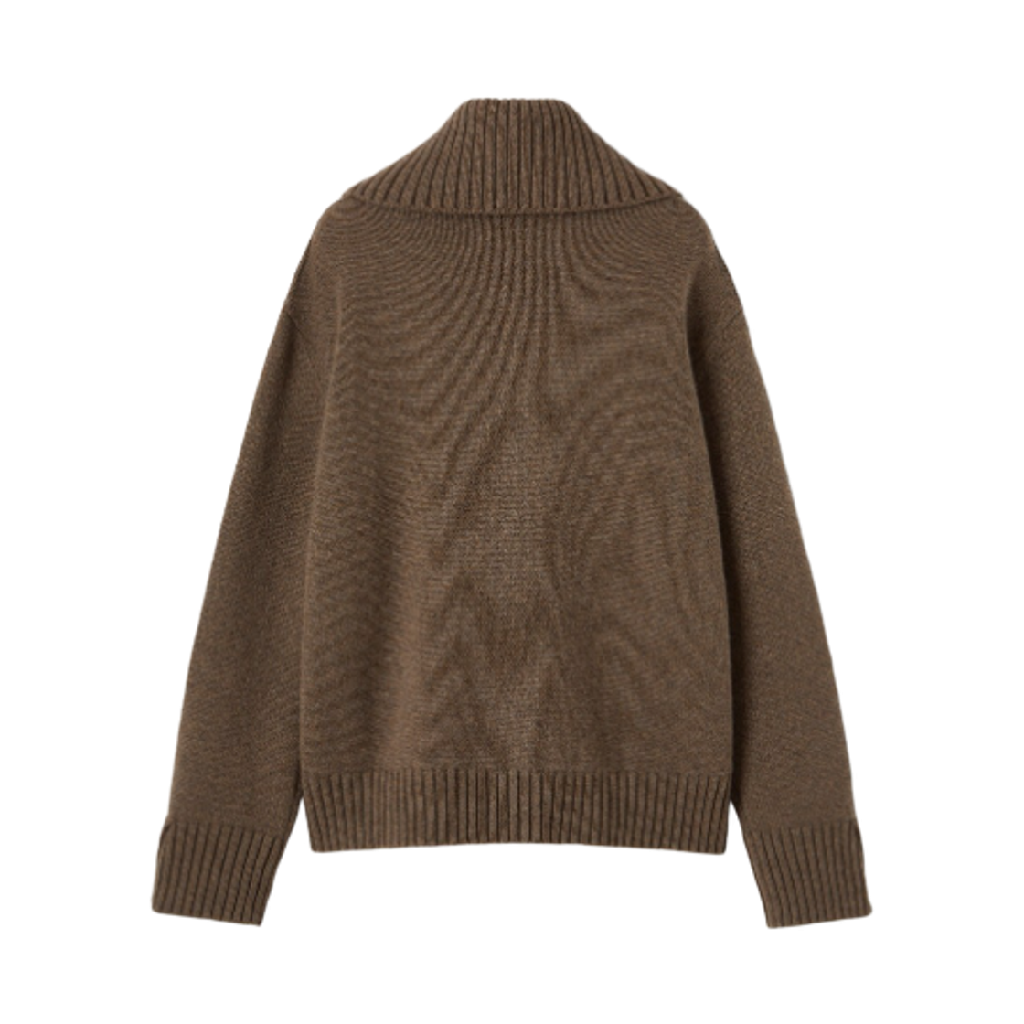 (W) 로로 피아나 베이비 캐시미어 파크스빌 풀오버 시더 바크 멜란지((W) Loro Piana Baby Cashmere Parksville Pullover Cedar Bark Melange) - 2