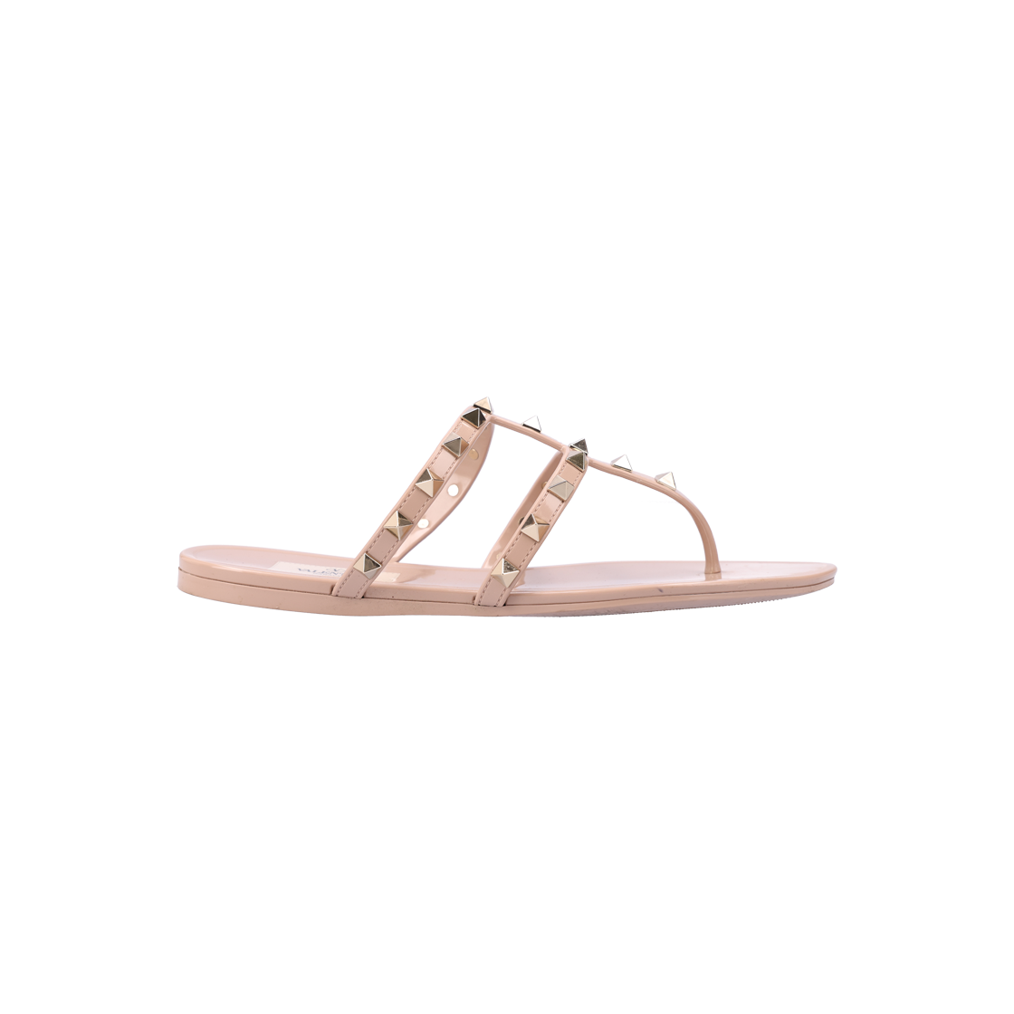 IT8KBCBGMT29 Valentino Rockstud Strap Sandals Beige 37