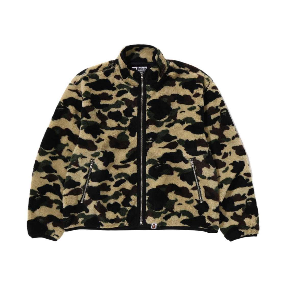 베이프 퍼스트 카모 플리스 자켓 옐로우(BAPE 1st Camo Fleece Jacket Yellow)