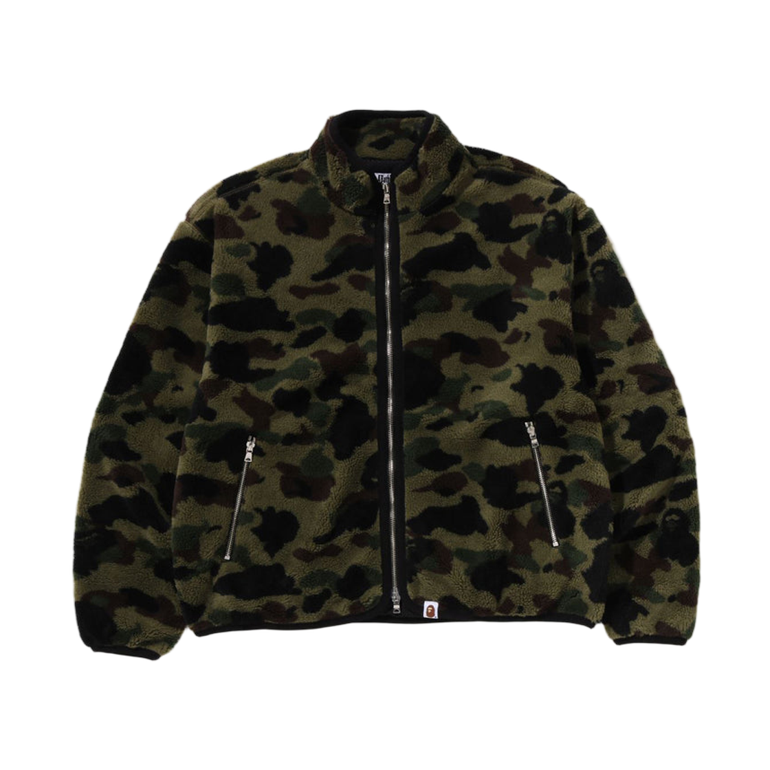 베이프 퍼스트 카모 플리스 자켓 그린(BAPE 1st Camo Fleece Jacket Green)