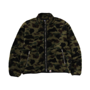 BAPE 1st Camo Fleece Jacket Green