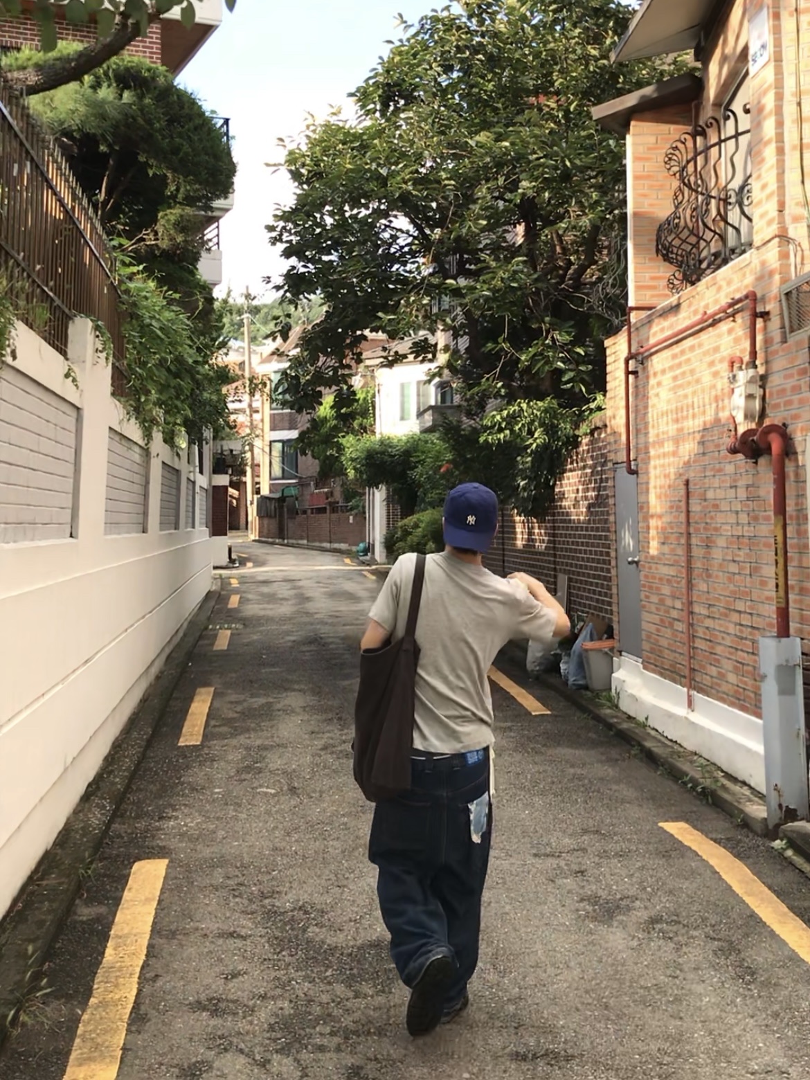 Polar Skate Co. Big Boy Pants [Dark Blue], Kapital Bandana Selvedge Fastcolor Bandanna Boro Navy 착용 스타일 - 1