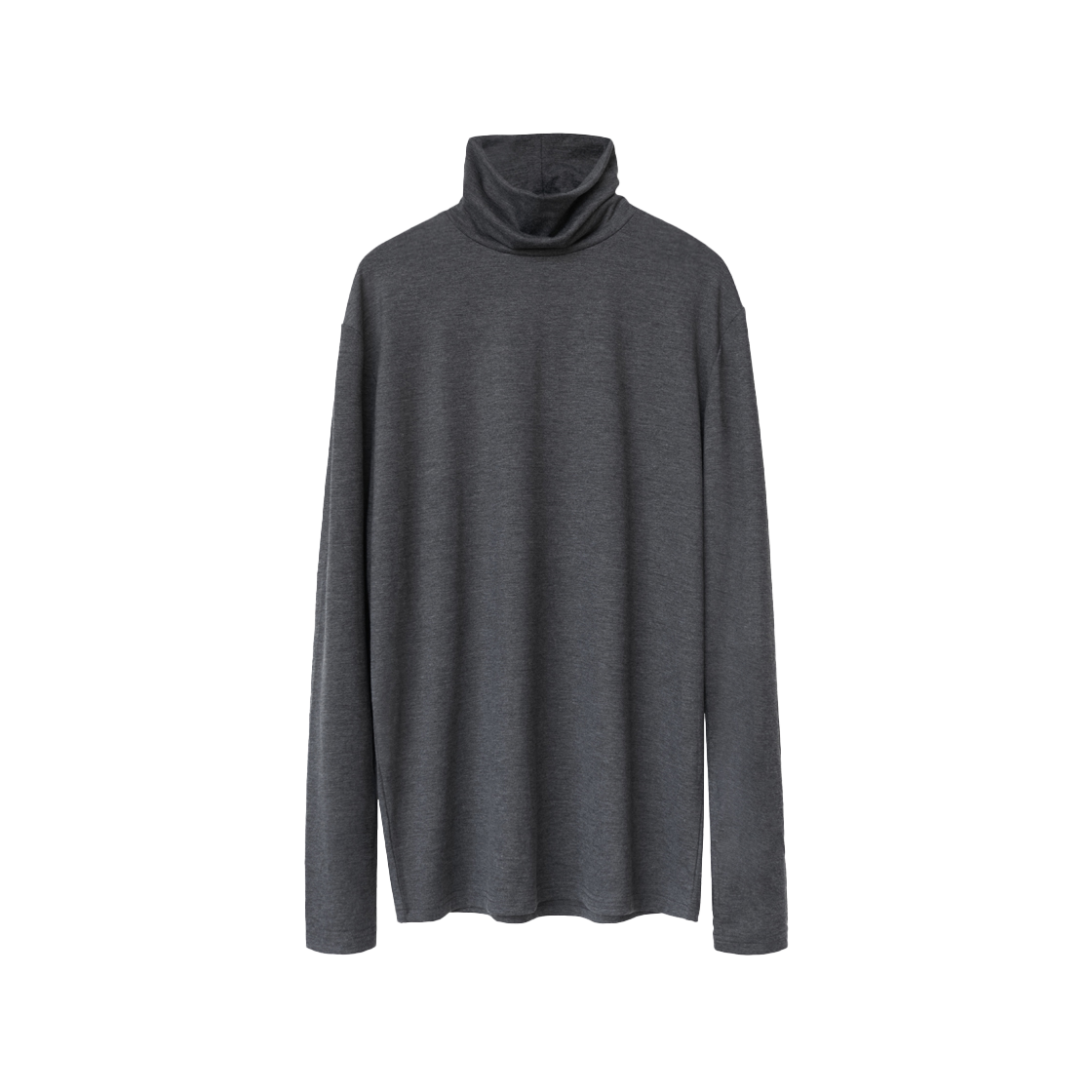 폴리테루 터틀넥 슬리브 차콜(Polyteru Turtle Neck Sleeve Charcoal)