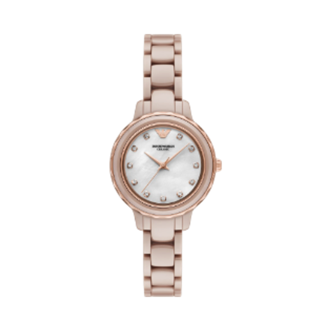 AR70018 (W) Emporio Armani Quartz Three-Hand 32mm Ceramic Nude