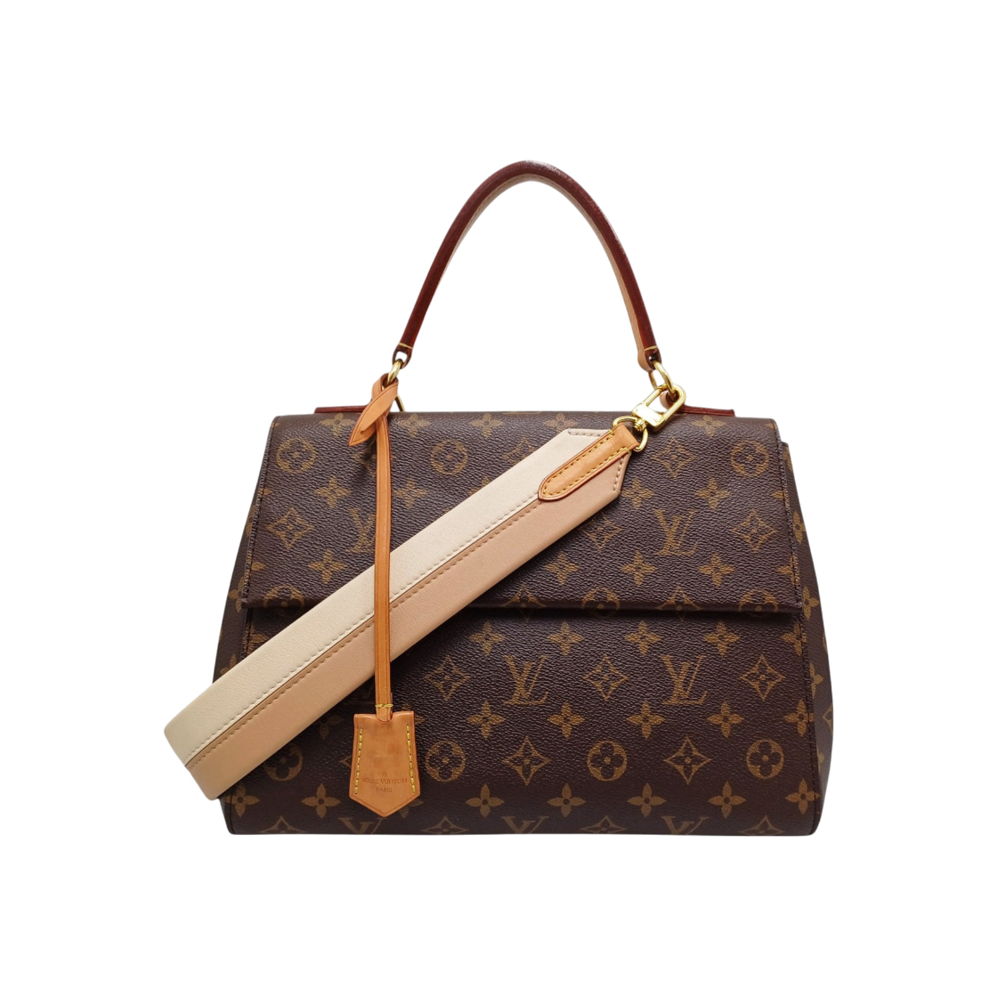 루이비통 M43653 모노그램 캔버스 클루니 MM 토트백, 스트랩(Louis Vuitton Monogram Canvas Cluny MM Tote Bag with Strap) - 1
