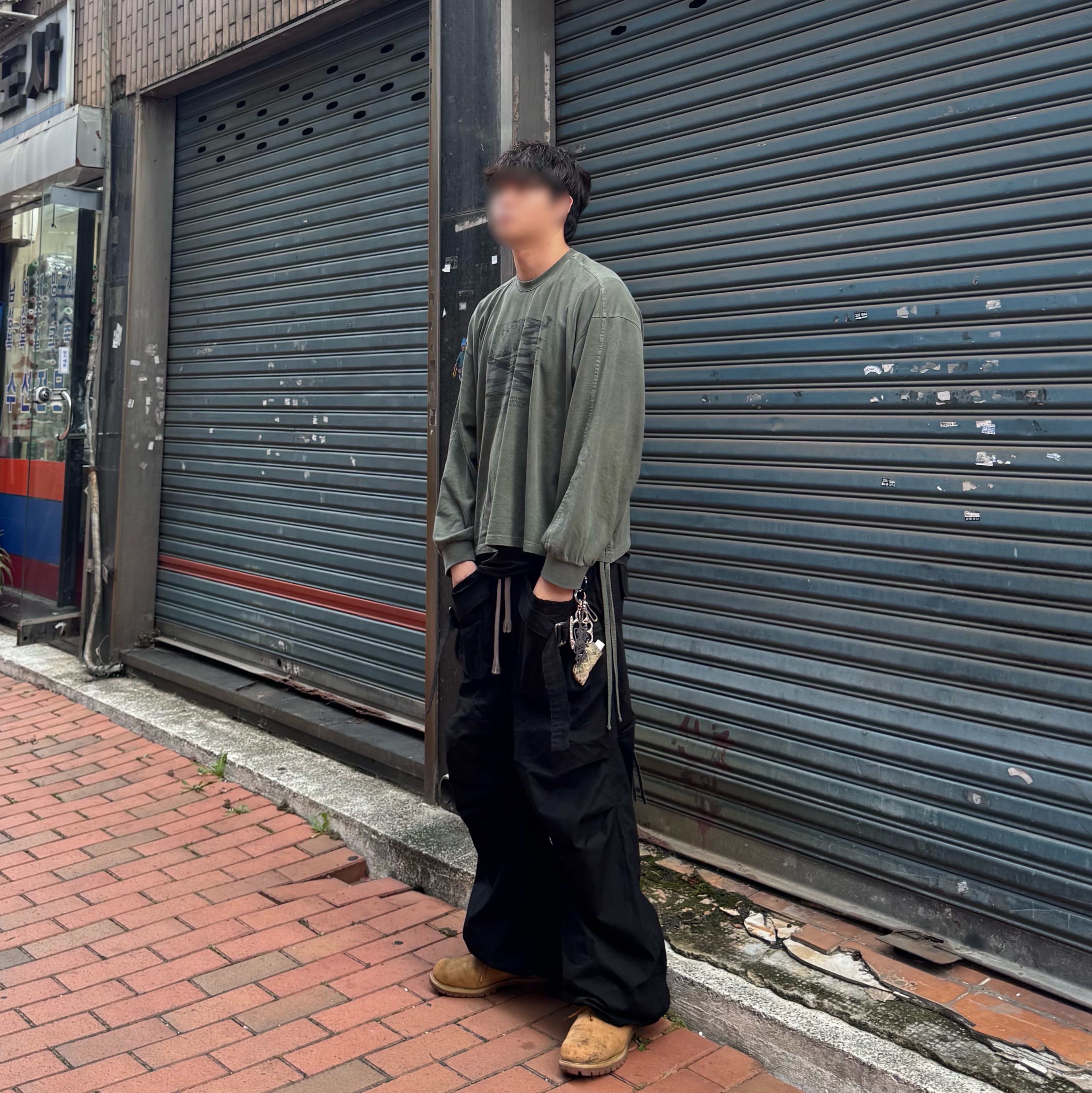 Wapworks Wide Safety Cargo Pants Black, Timberland Premium 6 inch Waterproof Boot Wheat Nubuck - Wide 착용 스타일 - 1