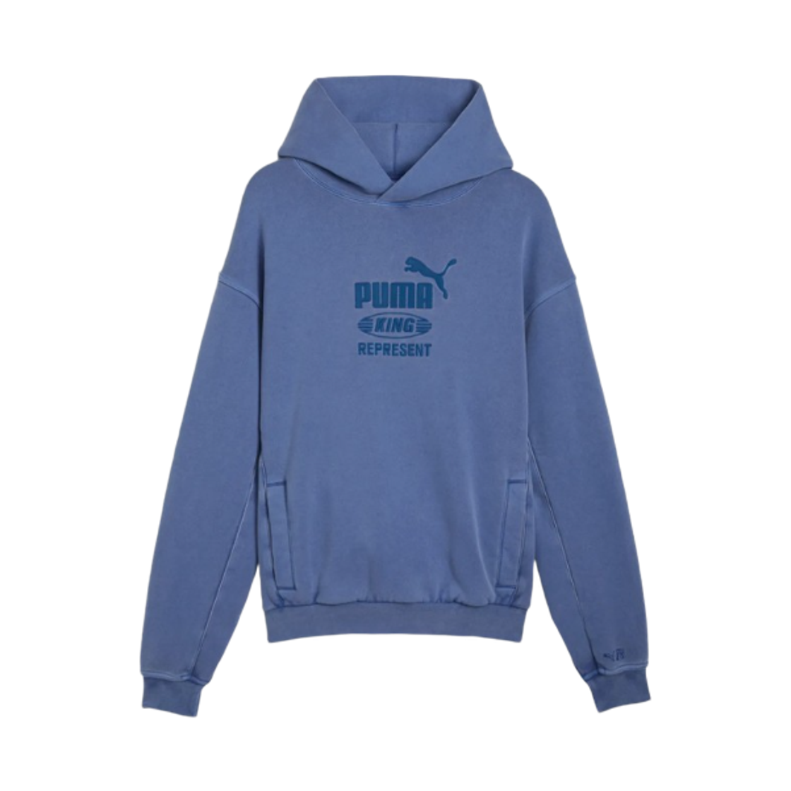 푸마 x 리프레젠트 그래픽 후드 블루 더스크(Puma x Represent Graphic Hoodie Blue Dusk) - 1