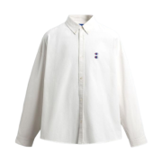 Zara x Champion Patch Oxford Shirt White