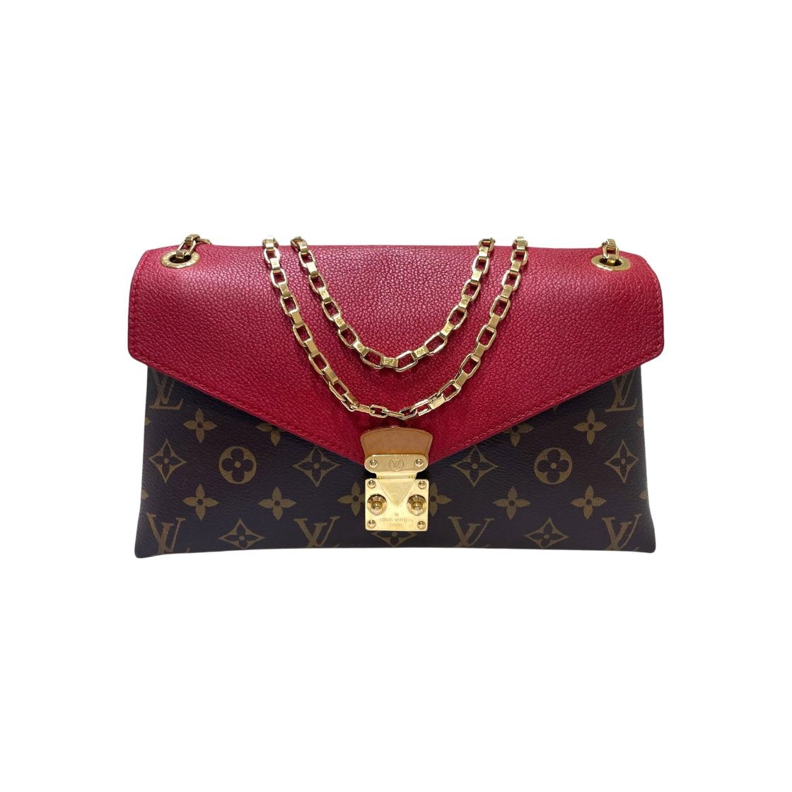 IT3HPMCQQBLS Louis Vuitton Monogram Canvas Palace Chain Shoulder Bag