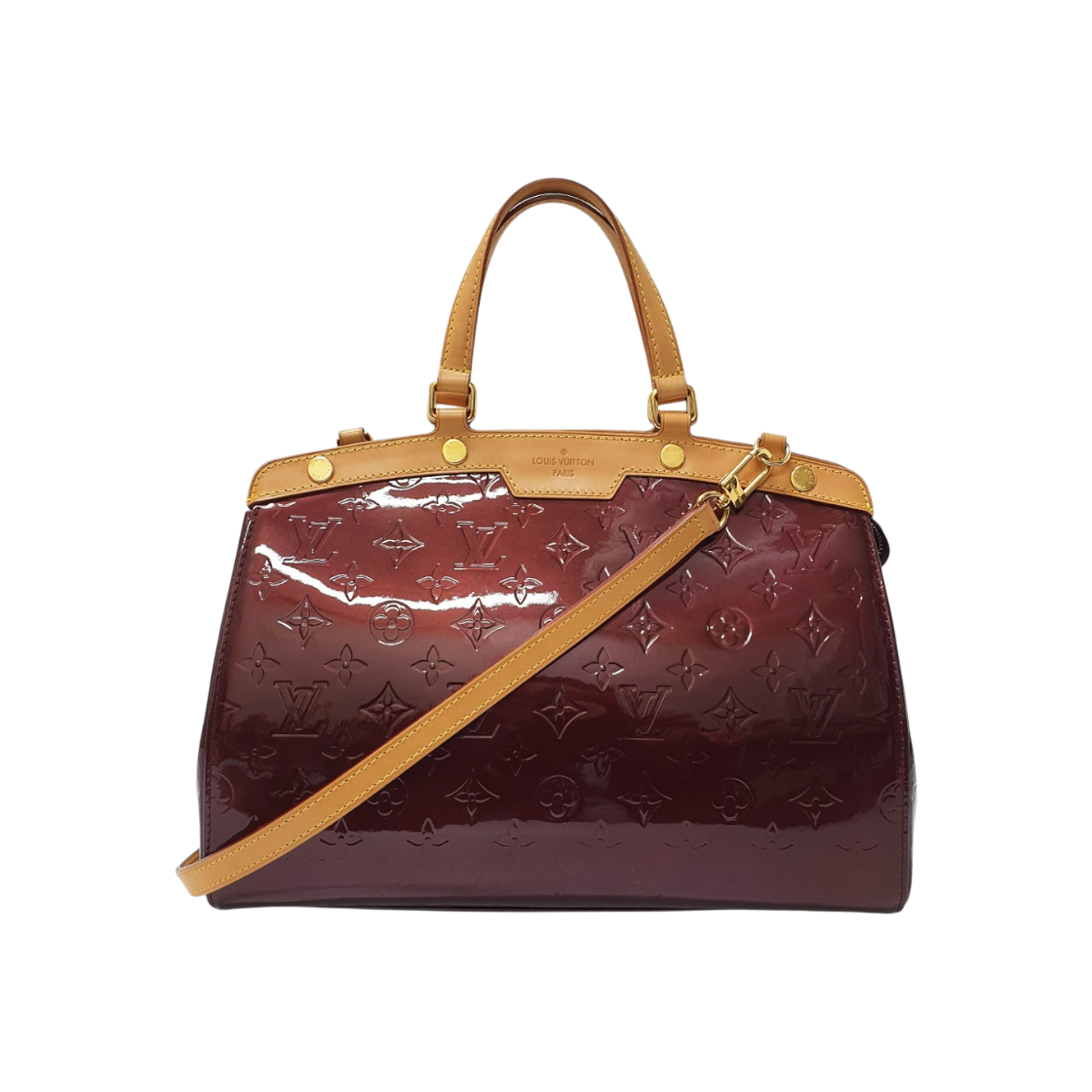 IT5VVKIJ4O9S Louis Vuitton Monogram Vernis Brea MM Two Way Bag