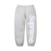 Supreme Satin Applique Sweatpant Heather Grey - 25FW