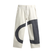 Zara x Champion Contrast Logo Pants Ecru