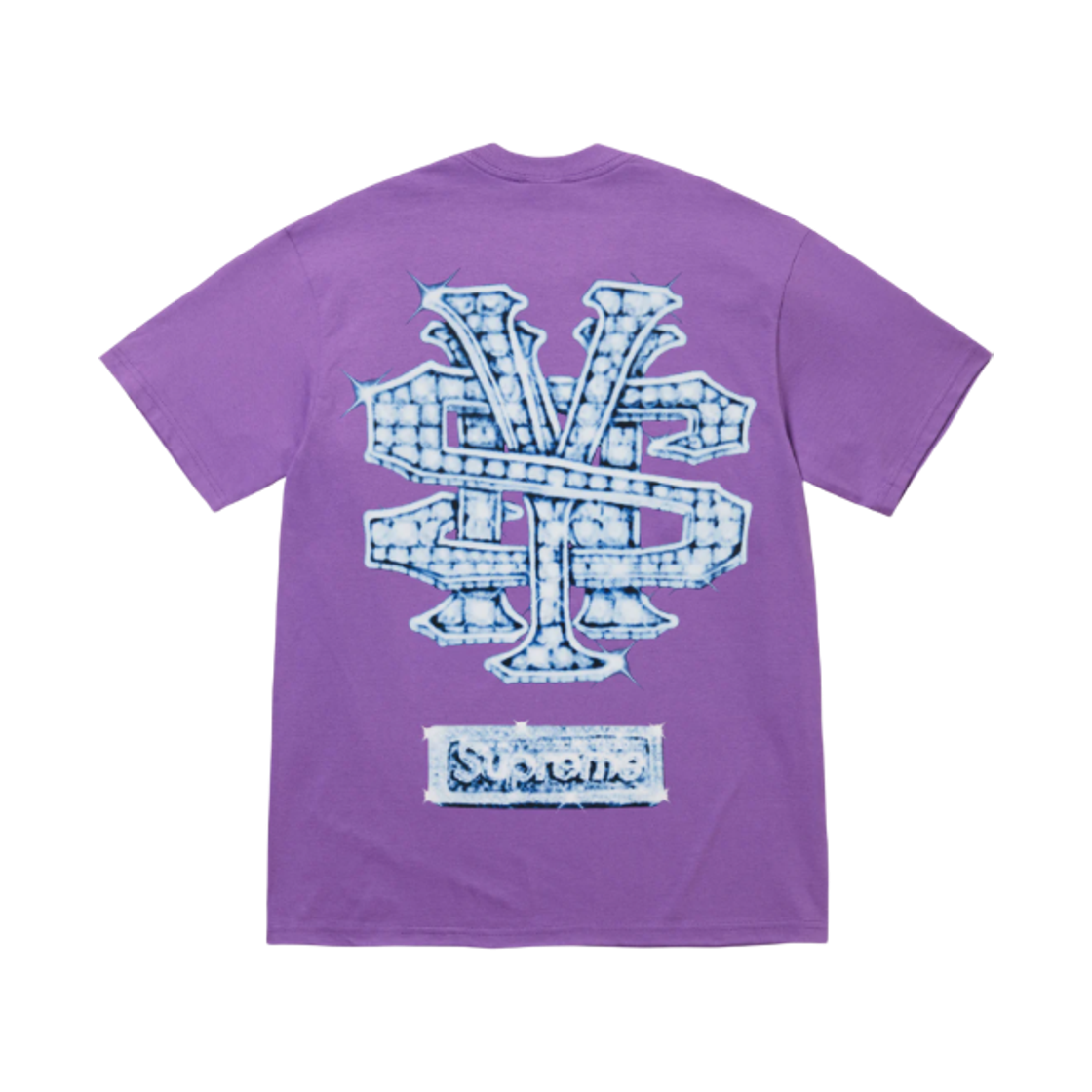 슈프림 스노우맨 티셔츠 퍼플 - 25FW(Supreme Snowman T-Shirt Purple - 25FW) - 2