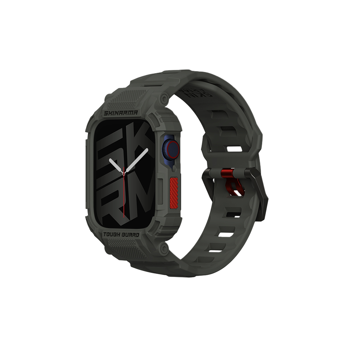 스키나마 메카 2in1 애플워치 스트랩 일체형 케이스 그린 (45/44mm)(Skinarma MECHA 2in1 Apple Watch Strap Integrated Case Green (45/44mm))