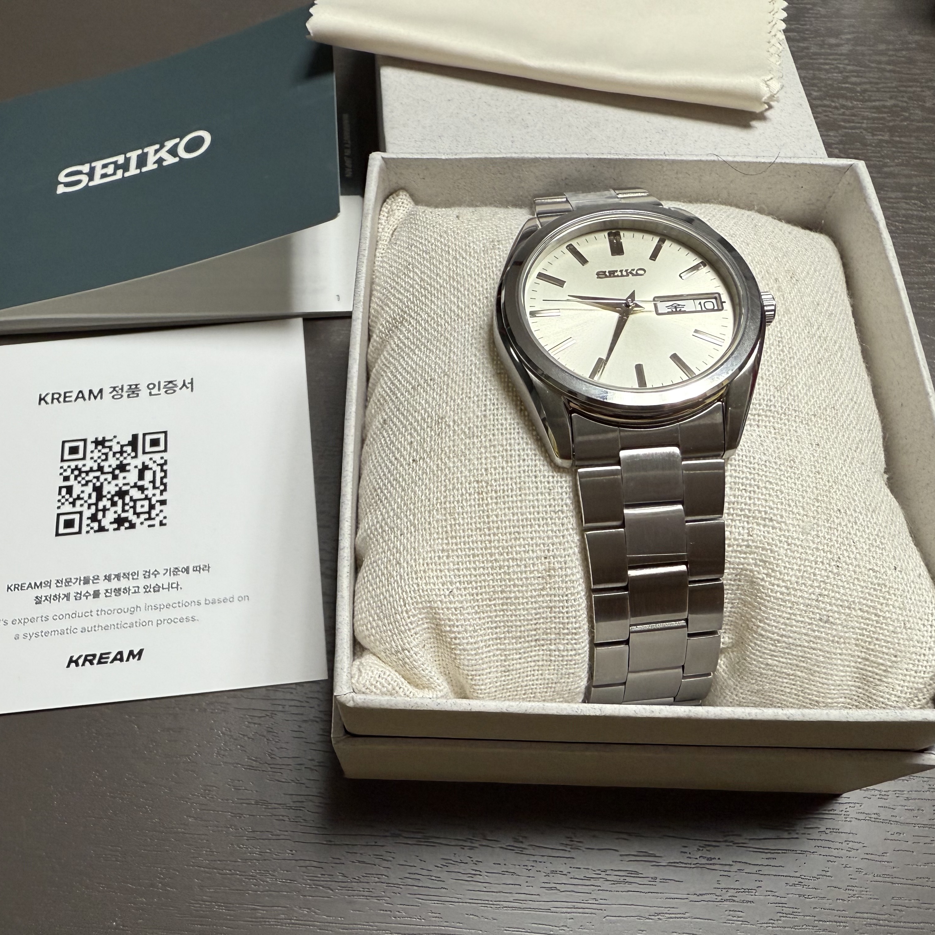 Seiko SBTH007 Silver 착용 스타일