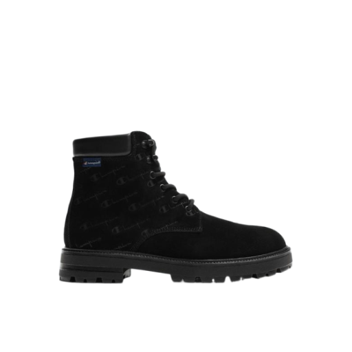 2098/620/800 Zara x Champion Leather Laced Boots Black