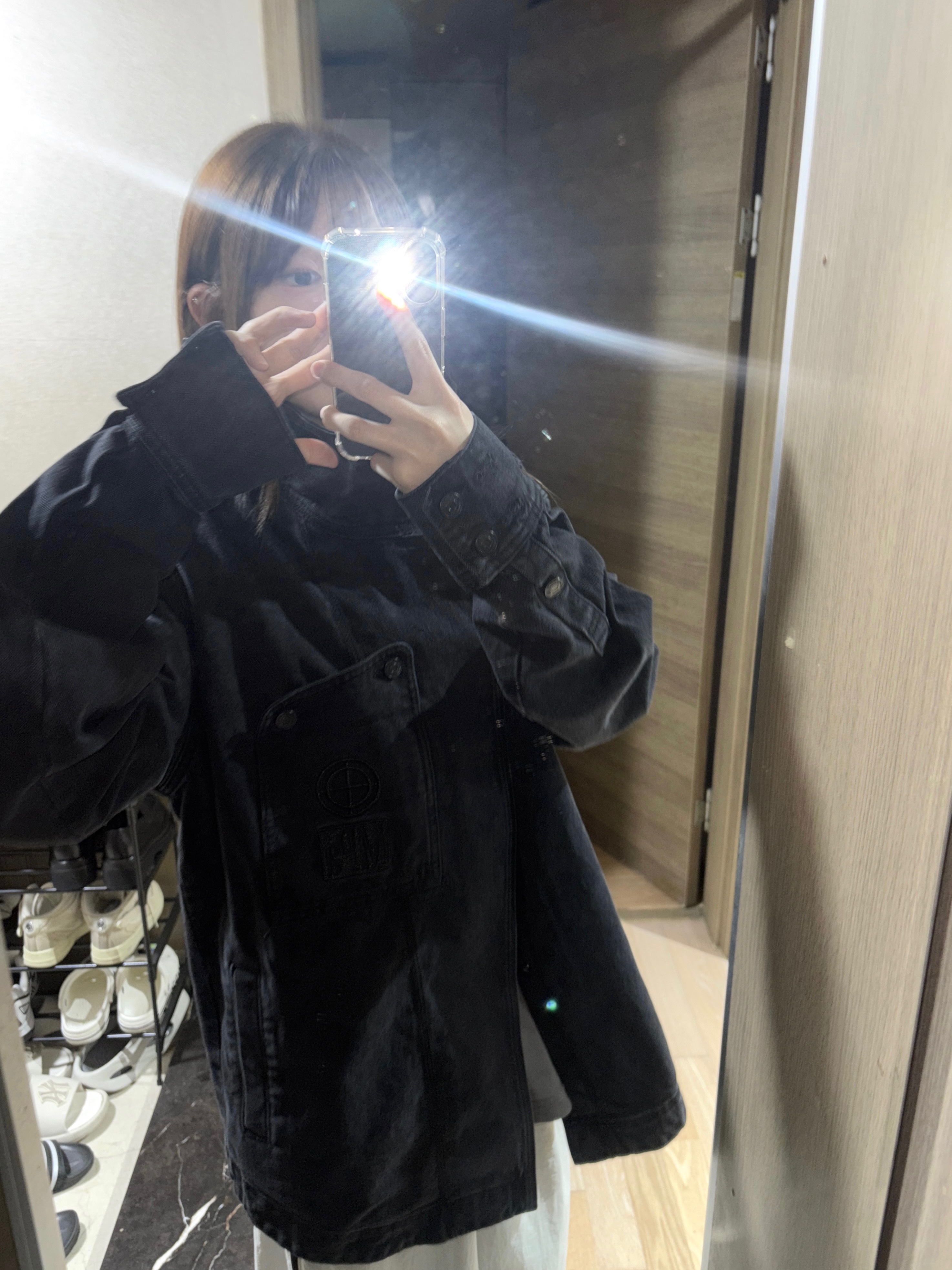 Plasticproduct MPa Trapezoid Jacket Black 착용 스타일 - 1