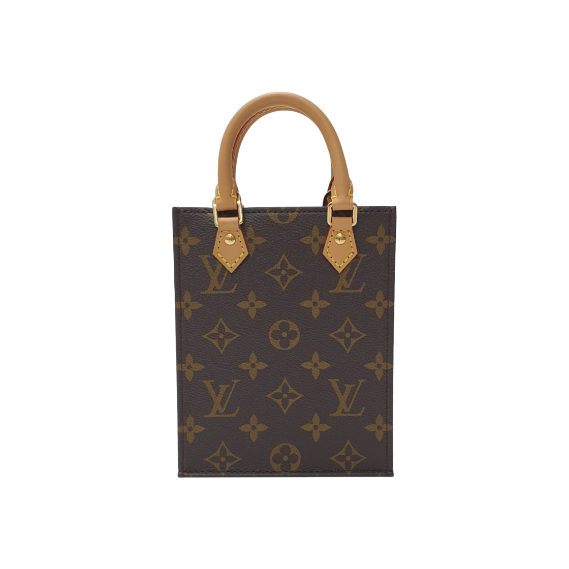 ITR57KMLKM2D Louis Vuitton Monogram Canvas Petit Sac Plat Tote Crossbody Bag