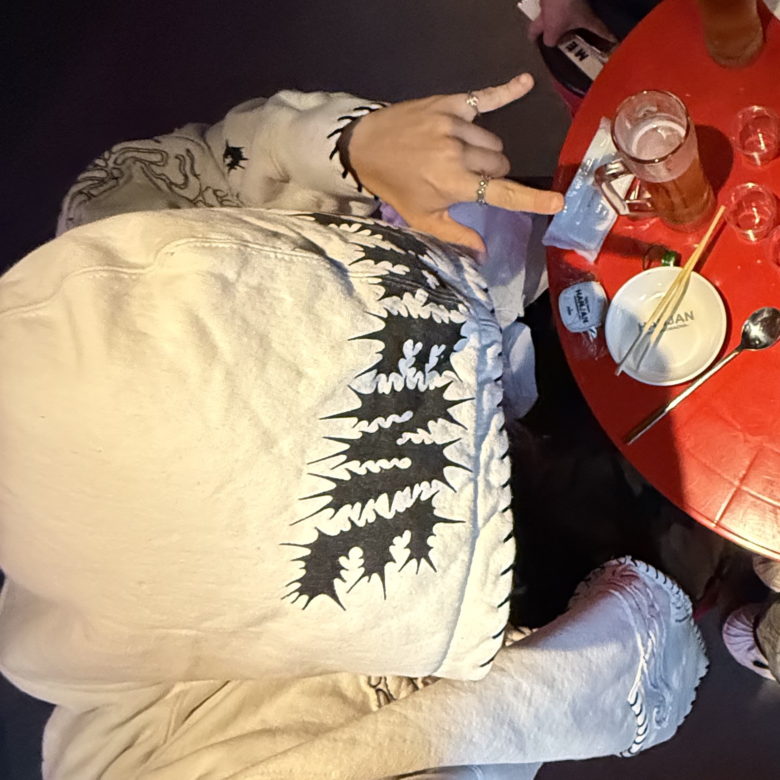 Supreme x Y's by Yohji Yamamoto Zip Up Hooded Sweatshirt White - 25FW 착용 스타일 - 1