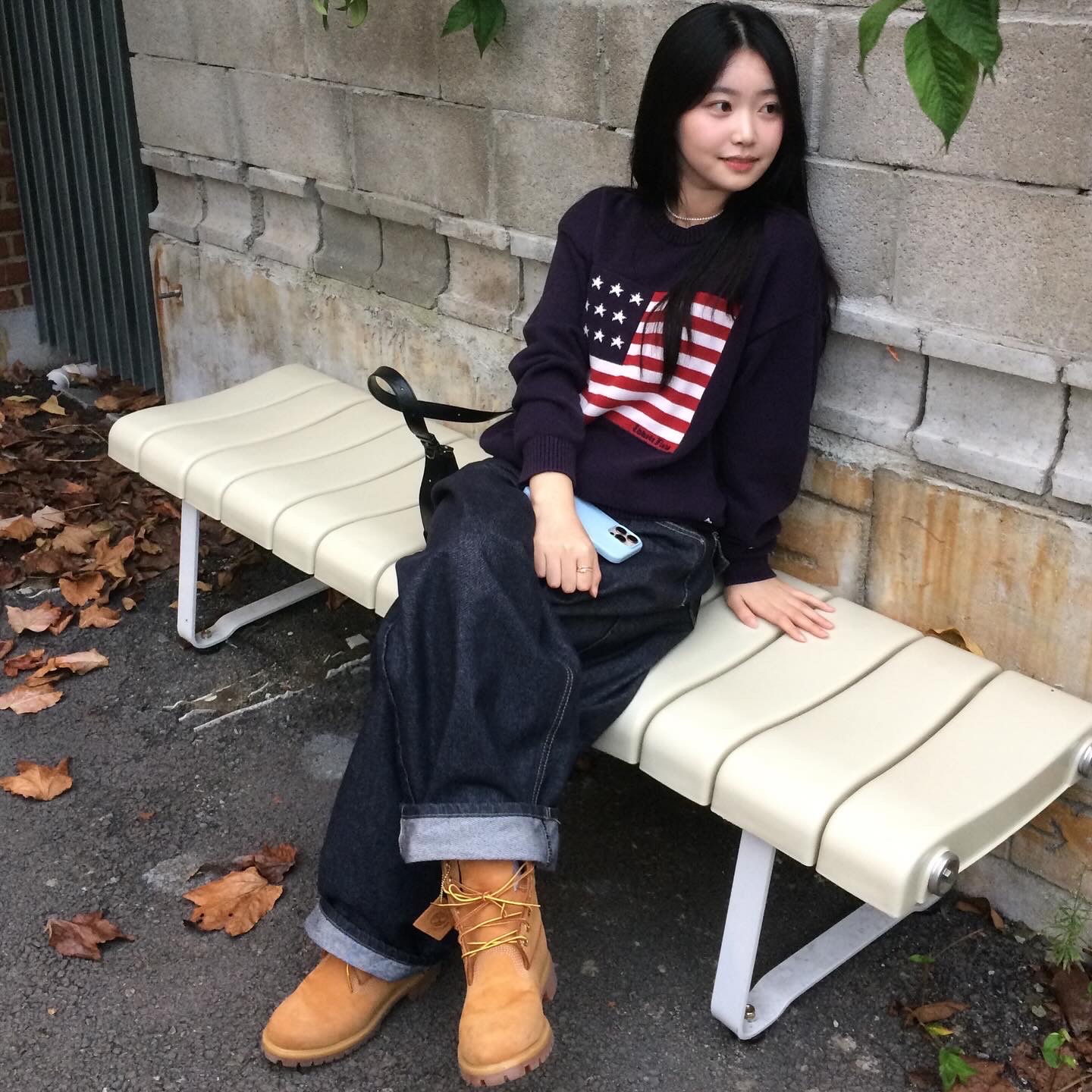 Timberland Premium 6 inch Waterproof Boot Wheat Nubuck - Wide, Matin Kim Belted Shoulder Bag Black 착용 스타일 - 4
