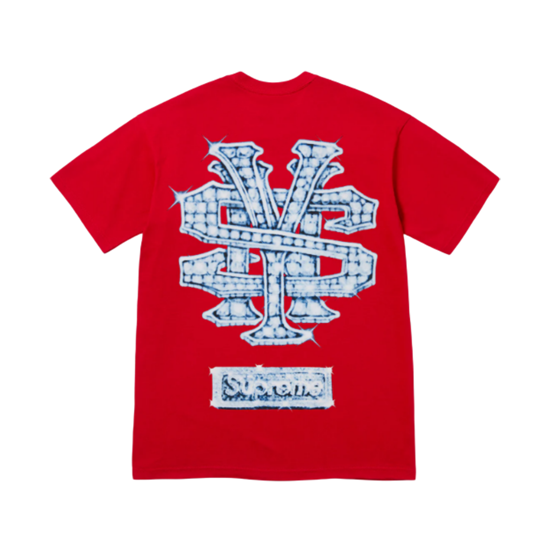 슈프림 스노우맨 티셔츠 레드 - 25FW(Supreme Snowman T-Shirt Red - 25FW) - 2
