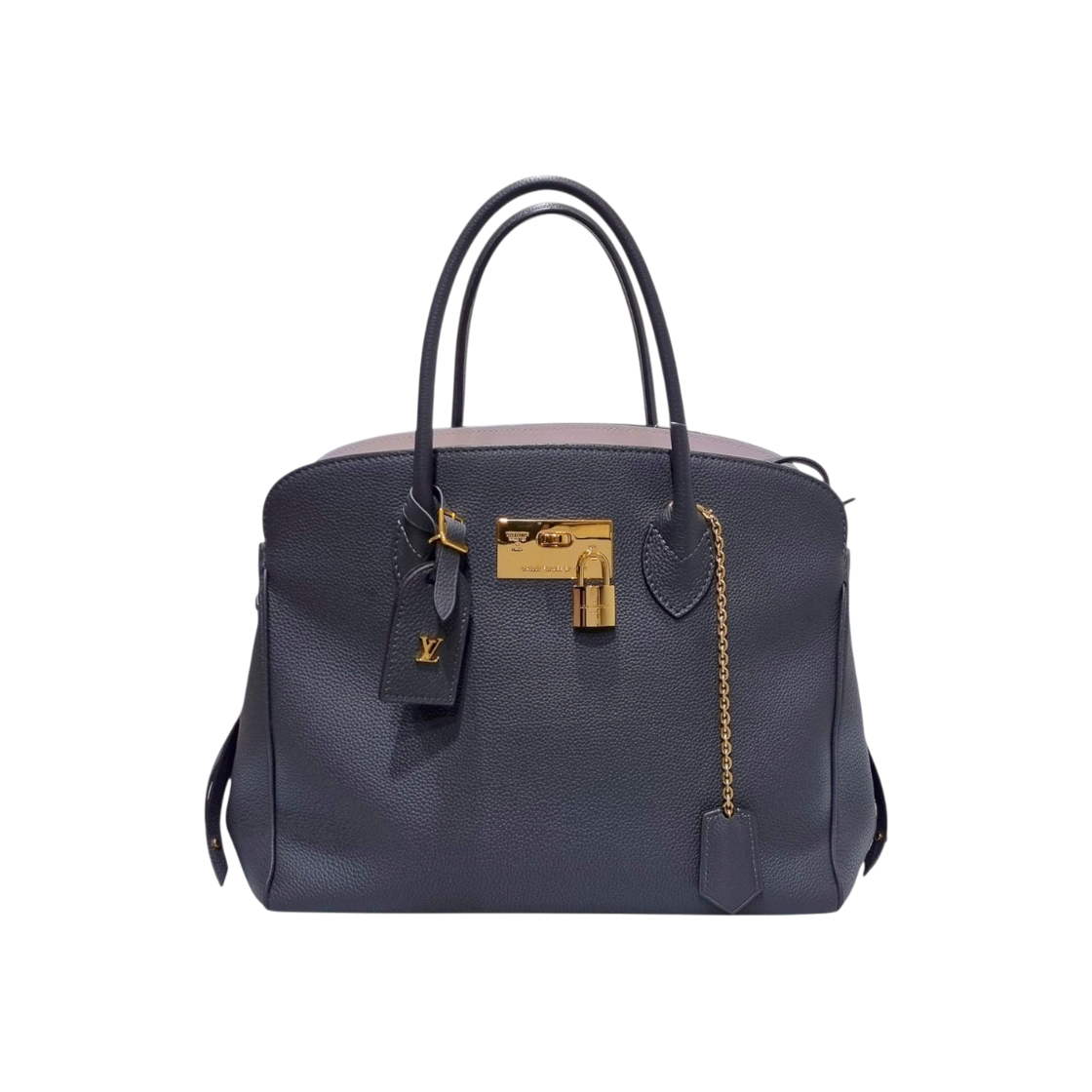 ITJOHVGGC9L6 Louis Vuitton Milha MM Ebony Tote Bag with Strap
