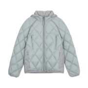 Matin Kim Quilting Hoody Lightweight Jumper Mint