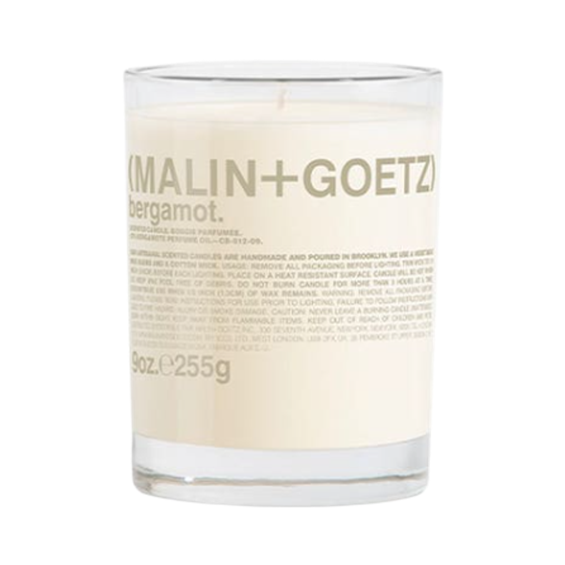 멜린앤게츠 베르가못 캔들 255g (국내 정식 발매 제품)(Malin+Goetz Bergamot Candle 255g (Korean Ver.))