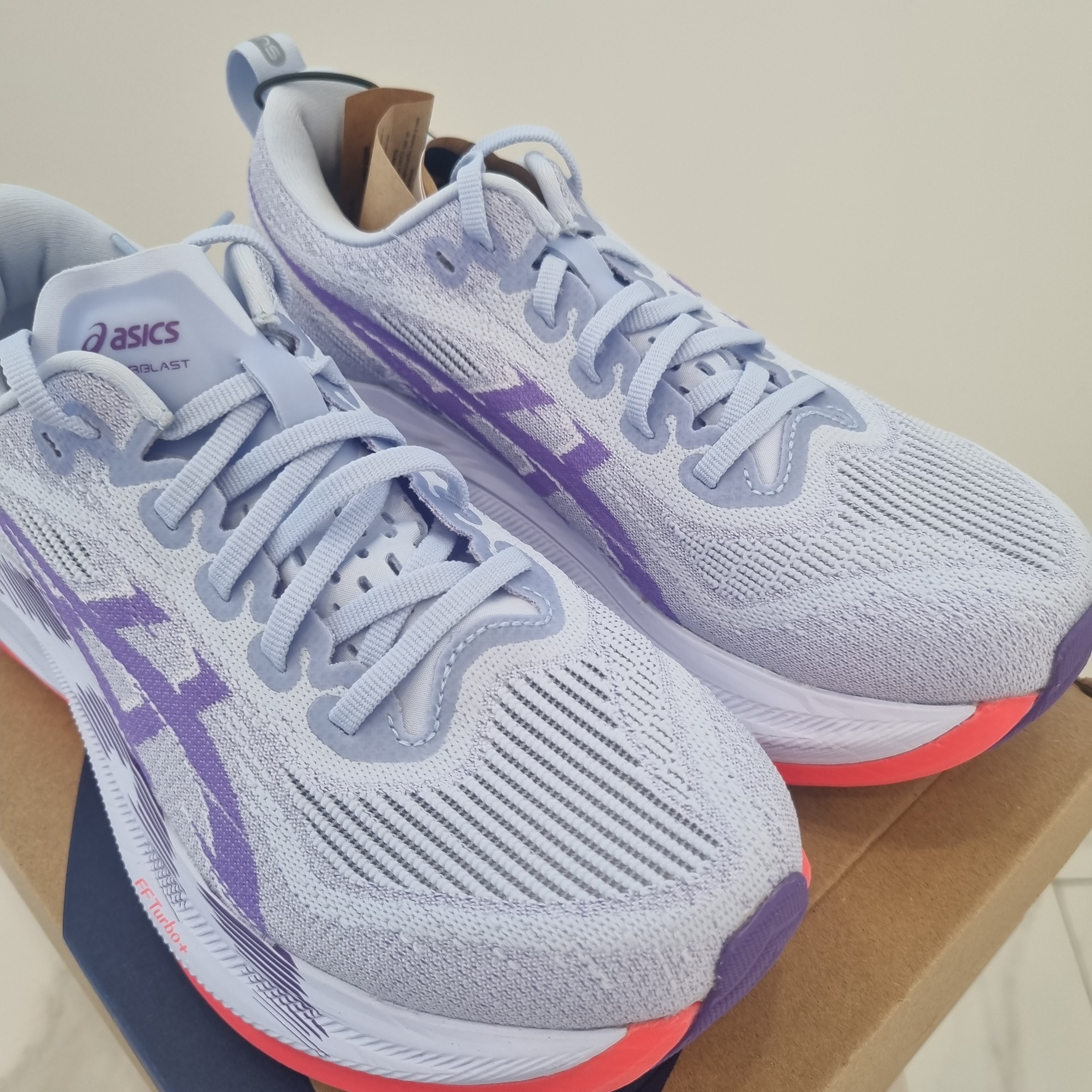 Asics Superblast 2 Blue Fade Edo Purple 착용 스타일 - 4