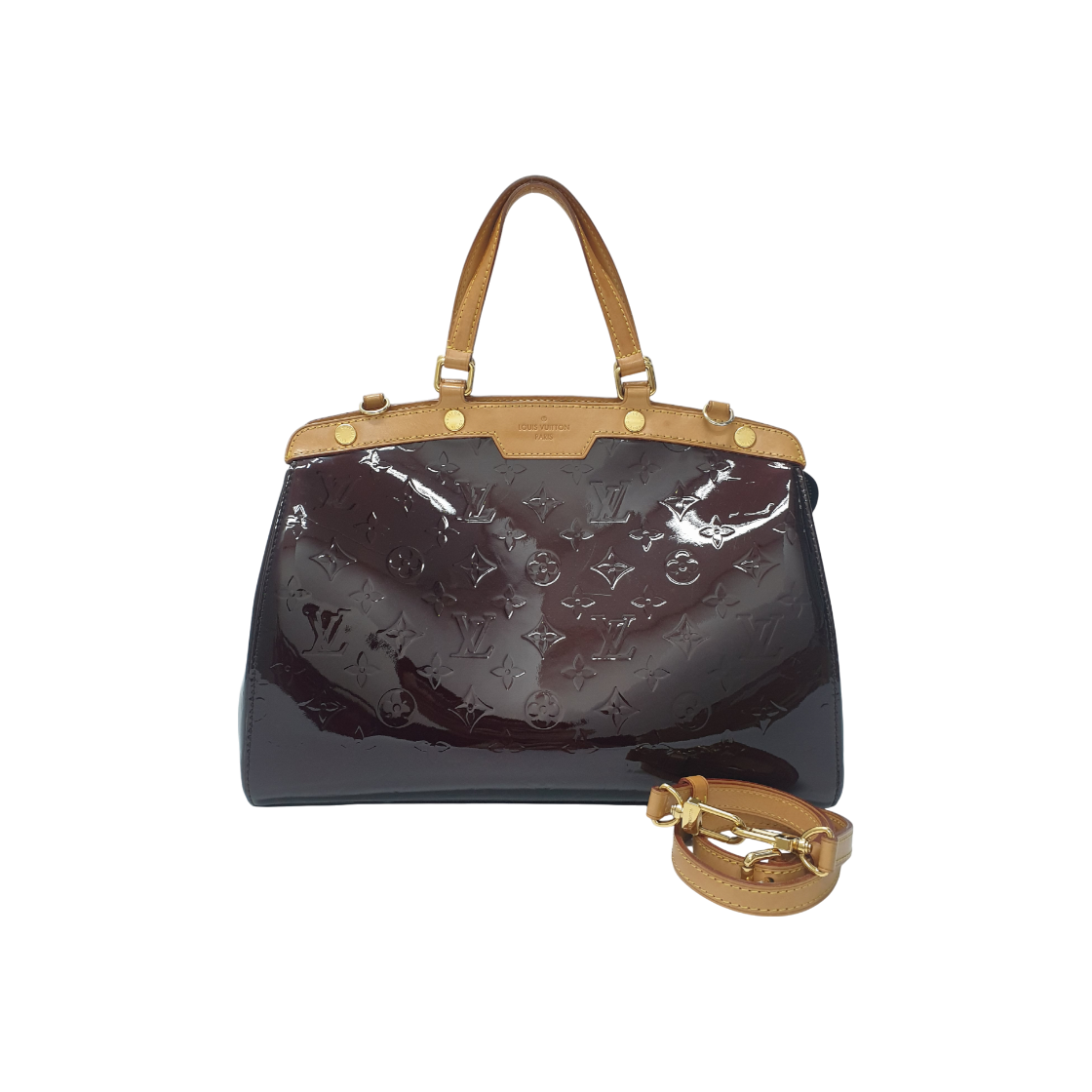 IT89B3V5P4FF Louis Vuitton Monogram Vernis Brea MM Two Way Bag