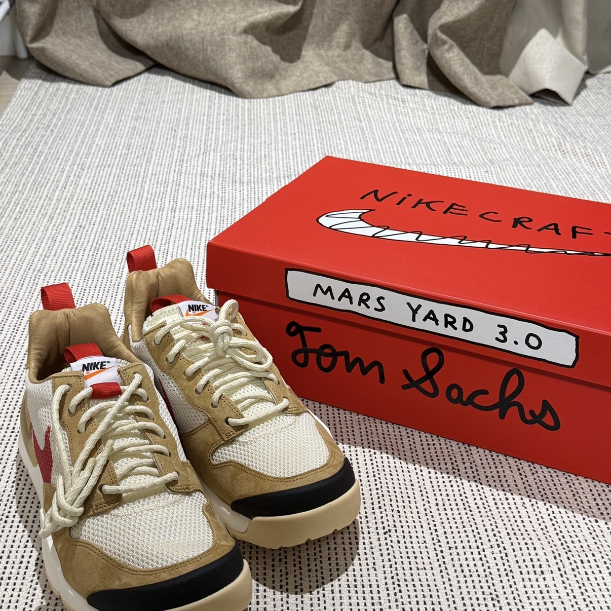 Nike x Tom Sachs Mars Yard Shoe 3.0 Space Camp 착용 스타일 - 1
