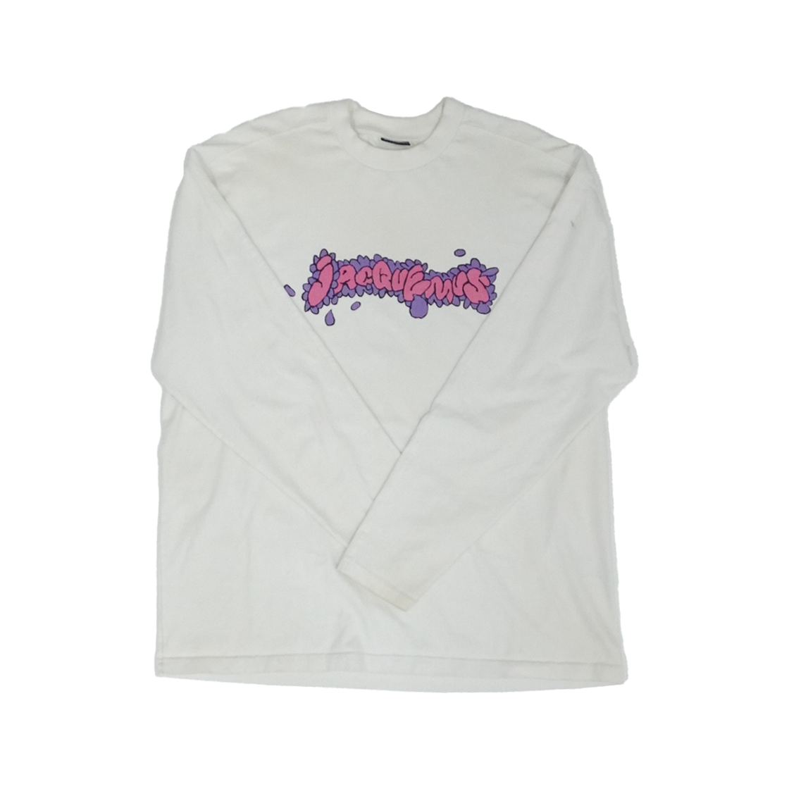 ITJFBQLKQVCE Jacquemus White Sweatshirt 235JS122-2003-1DK