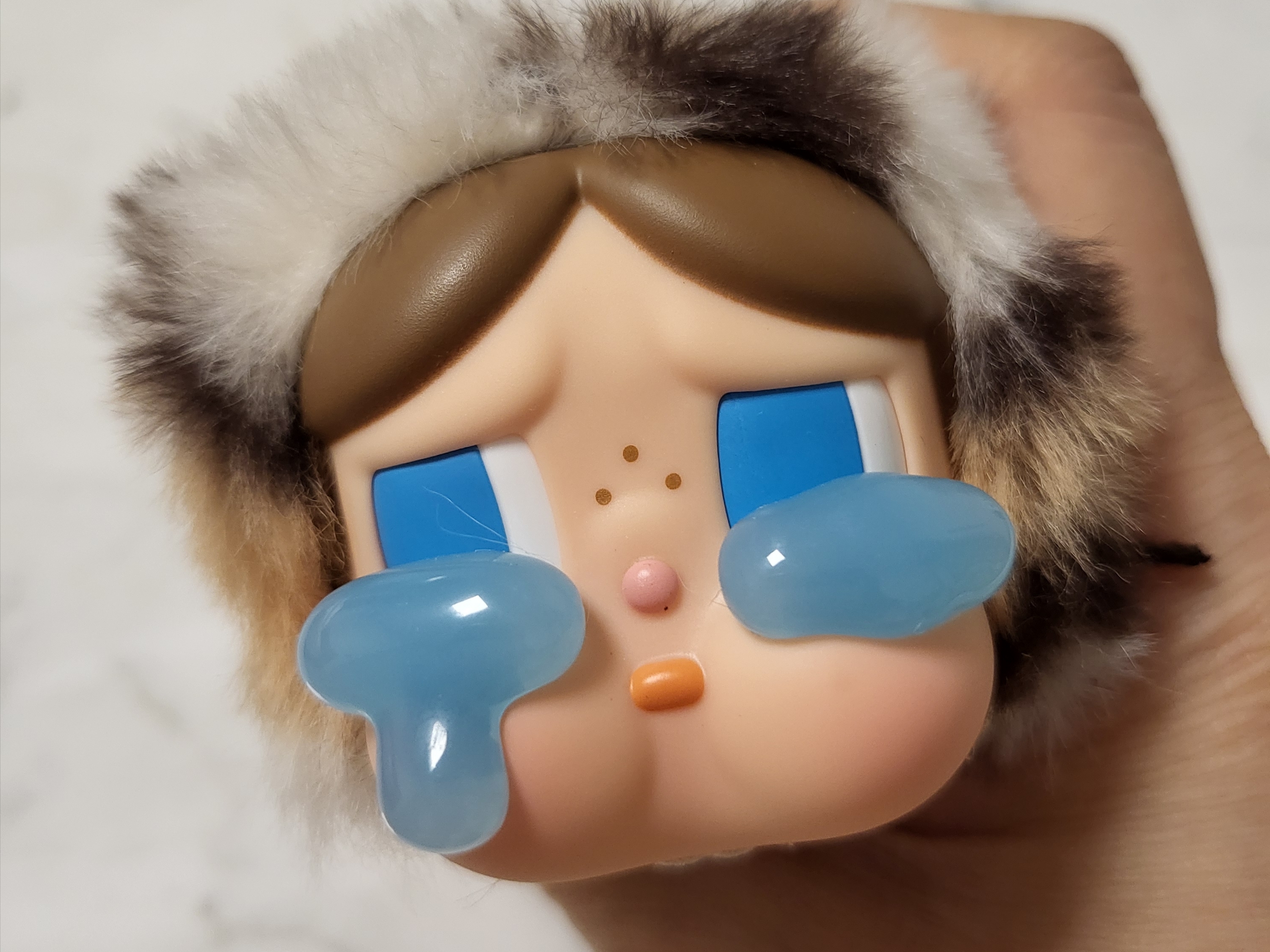 Pop Mart Crybaby Wild But Cutie Series Vinyl Plush Pendant Vintage Cutie (Opened Case) 착용 스타일 - 1