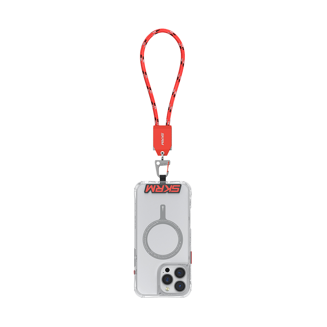 스키나마 다이노 VE 핸드스트랩 C 타입 충전 케이블 버밀리온(Skinarma DYNO VE Hand Strap C-Type Charging Cable Vermilion)
