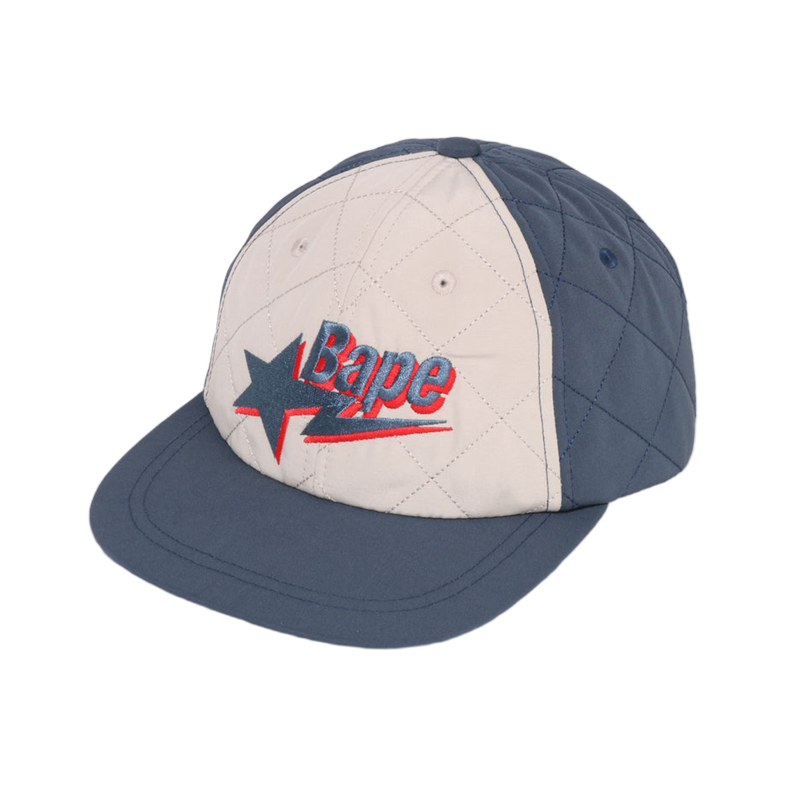 - BAPE Sta Logo Quilting Cap Navy