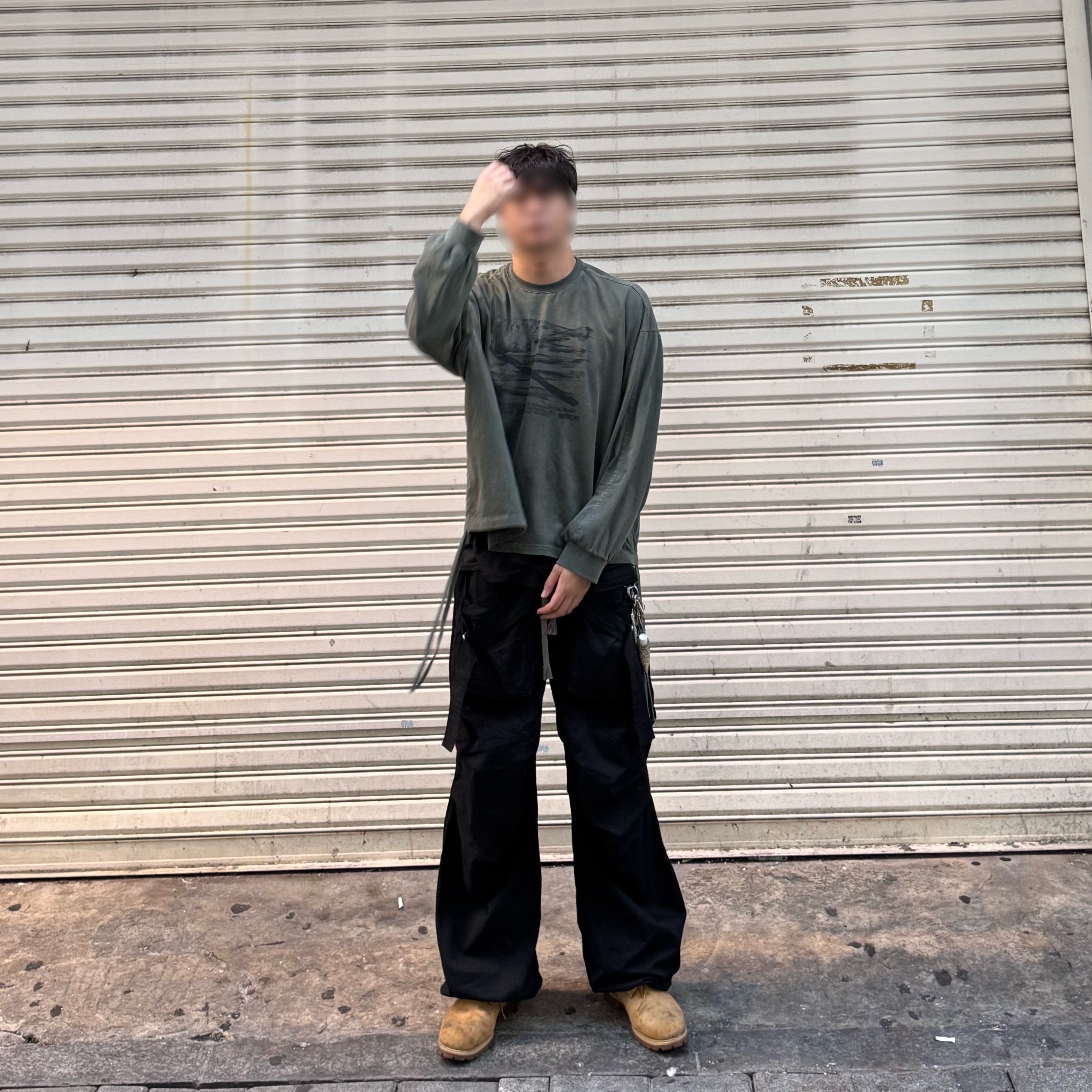 Wapworks Wide Safety Cargo Pants Black, Timberland Premium 6 inch Waterproof Boot Wheat Nubuck - Wide 착용 스타일 - 2