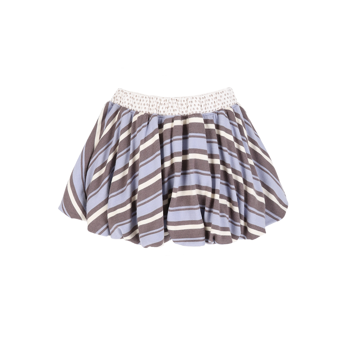 혼쿄 포 프린트 니트 벌룬 스커트