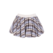 Honkyo Paw Print Knit Balloon Skirt