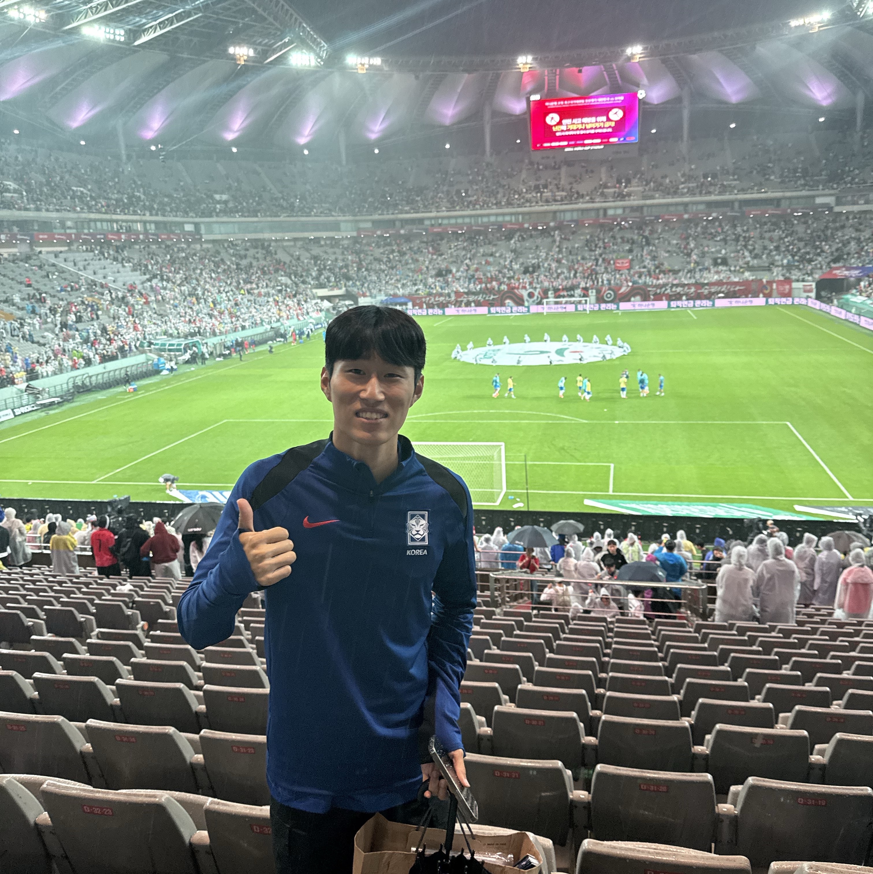 Nike Korea Strike Dri-Fit Soccer Drill Top Global Blue 착용 스타일