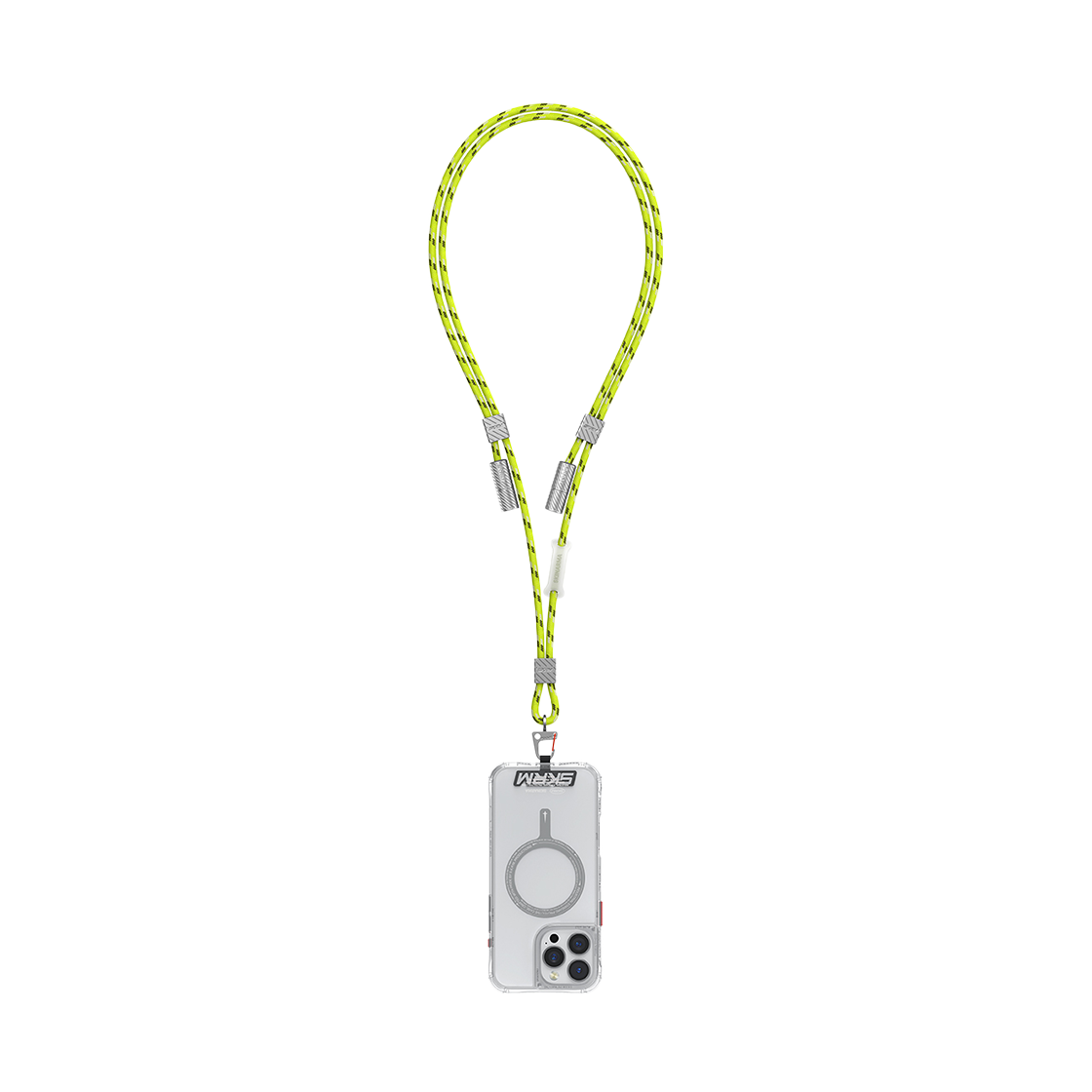 SK-DYVE-CBLCC-GLOW Skinarma DYNO VE Lanyard C-Type Charging Cable Lime Green