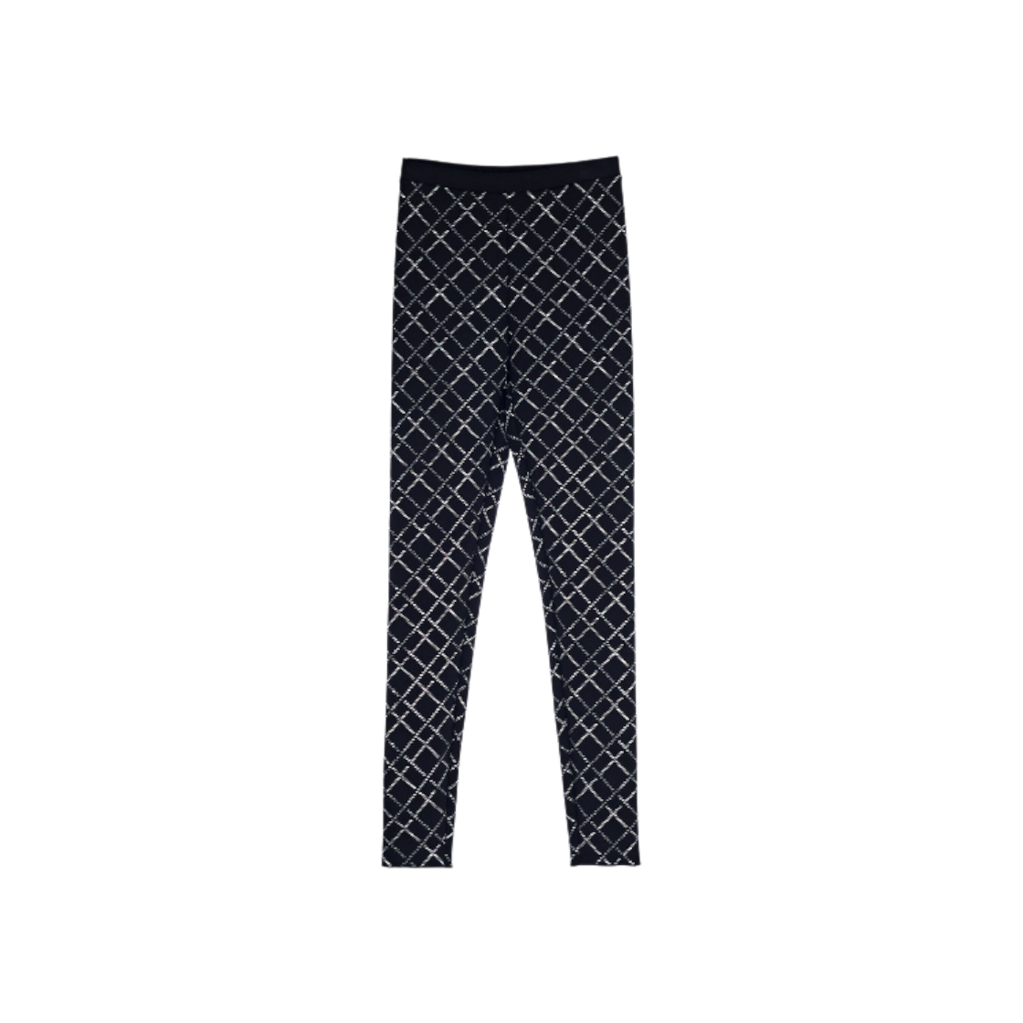 ITNA5AE38OTO Chanel 20C Matelasse Leggings 34 Black/White