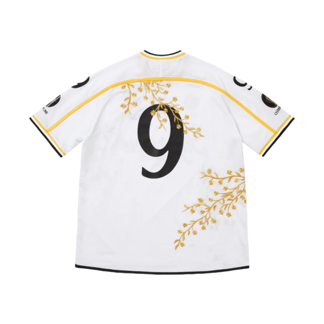 Supreme Floral Soccer Jersey White | Hype Clothinga