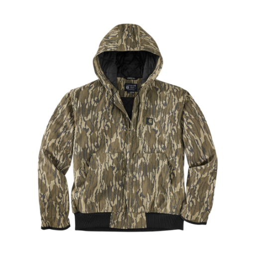 106098 Carhartt Loose Fit Rugged Flex Insulated Camo Active Jacket Mossy Oak Bottomland Camo
