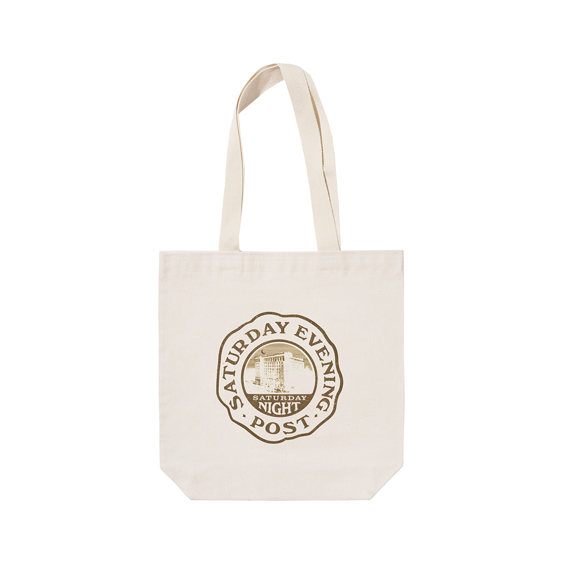 SFX2BG713AIV The Saturday Evening Post Building Graphic Eco Bag