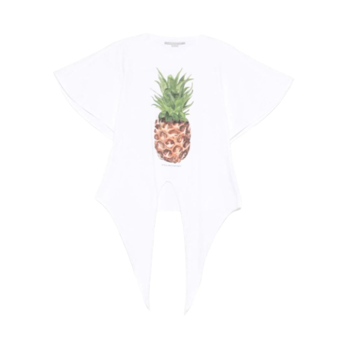 6J03543SPZ779000 (W) Stella McCartney Pineapple T-Shirt White