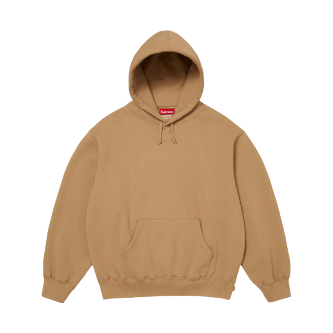 슈프림 사틴 아플리케 후드 스웨트셔츠 라이트 탄 - 25FW(Supreme Satin Applique Hooded Sweatshirt Light Tan - 25FW) - 2