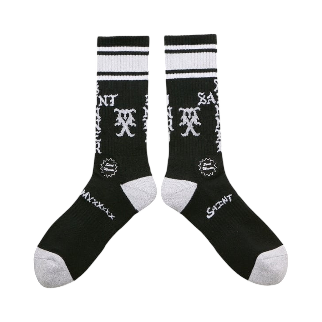HR1-0000-113 Saint Mxxxxxx Sinner Socks Black Gray - 25AW