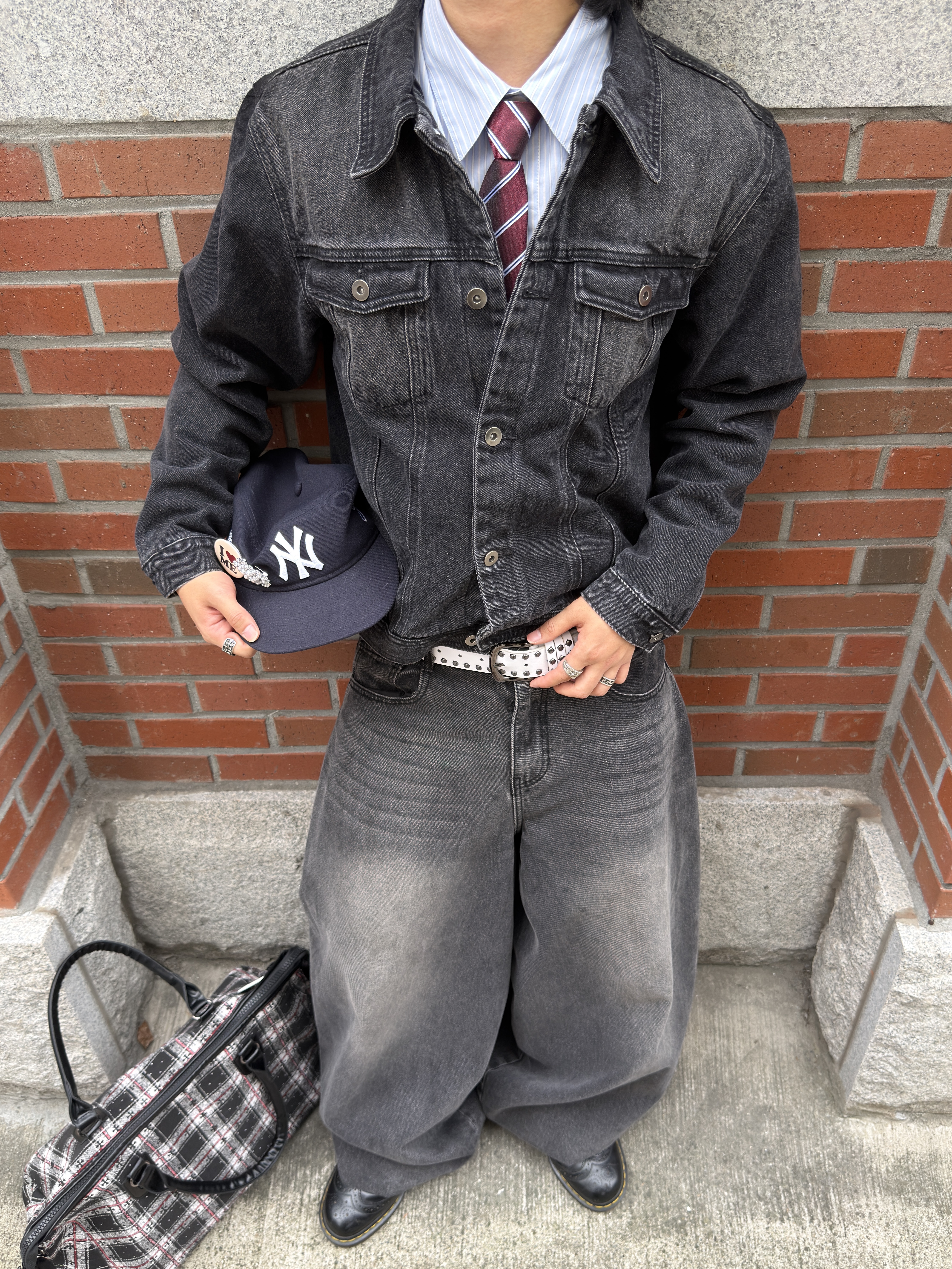 New Era MLB New York Yankees Pillbox Series Ball Cap Navy 착용 스타일 - 4