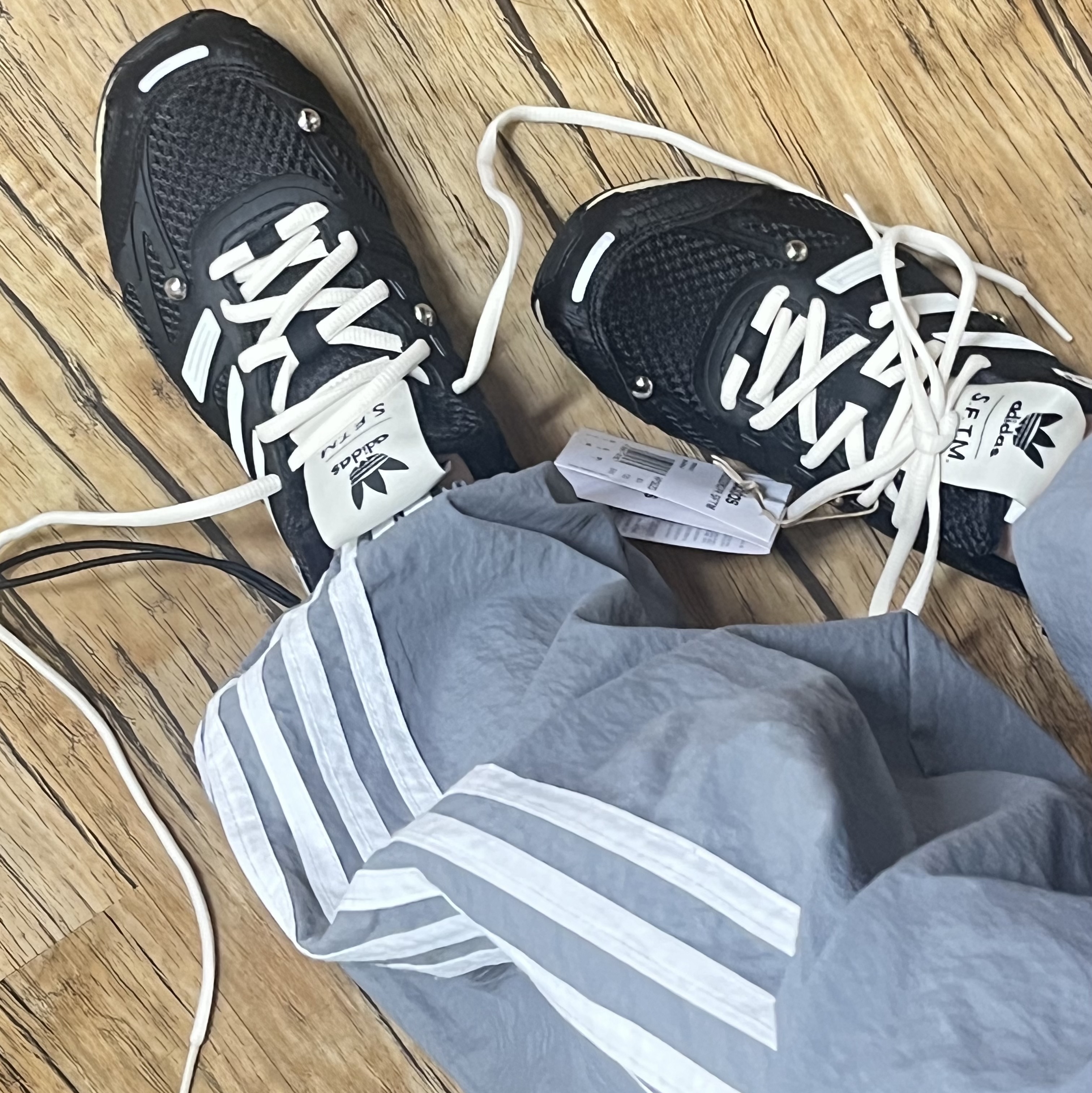 Adidas x Song for the Mute Adizero PR Core Black Cream White 착용 스타일 - 1