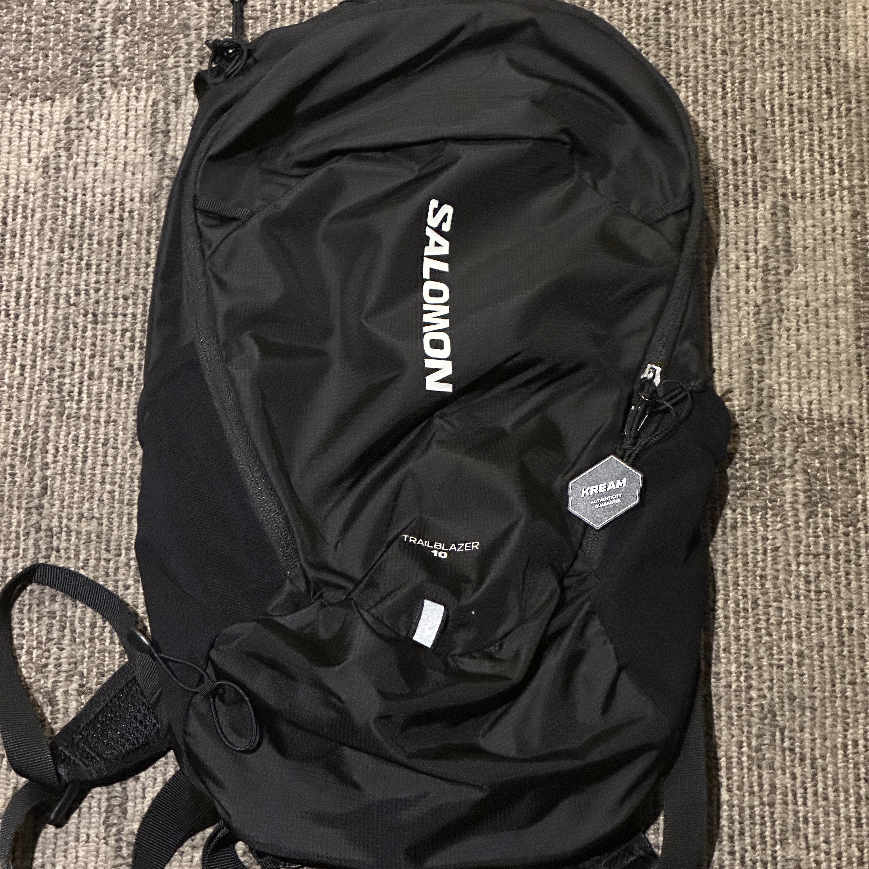 Salomon Trailblazer 10 Black, Salomon XT-Whisper Black Asphalt 착용 스타일 - 8